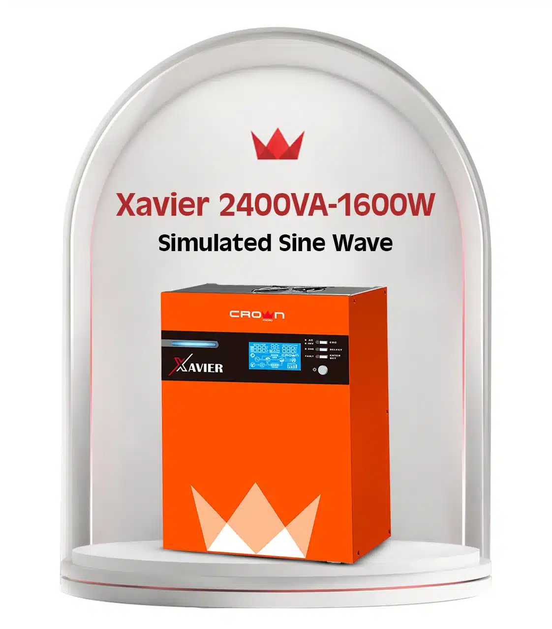 Xavier 2400VA-1600W<br>Simulated Sine Wave